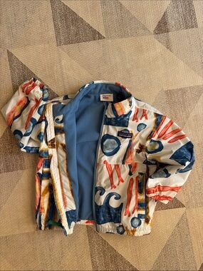 Patagonia fleece lined windbreaker